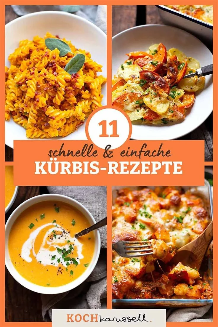 Kürbis-Rezepte - schnelles und einfaches Essen mit Kürbis für den Herbst