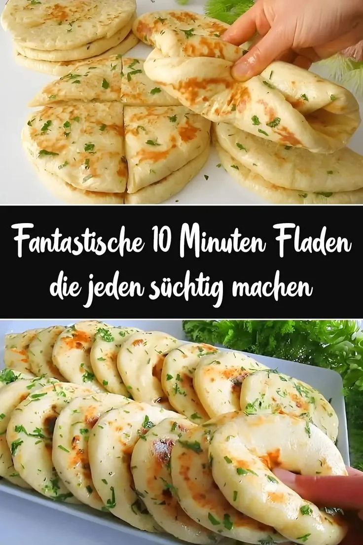 Schnelles Rezept für fantastische Fladen in 10 Minuten