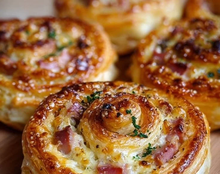 Herzhafte Blätterteigschnecken für Dinner Parties und Fingerfood-Liebhaber