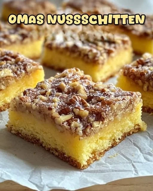 Omas Nussschnitten Rezept mit Haselnüssen in 30 Minuten zubereitet