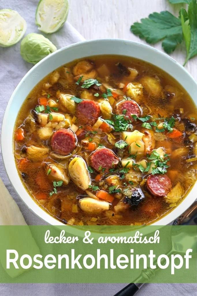 Herzhaftes Rosenkohleintopf-Rezept für kalte Tage